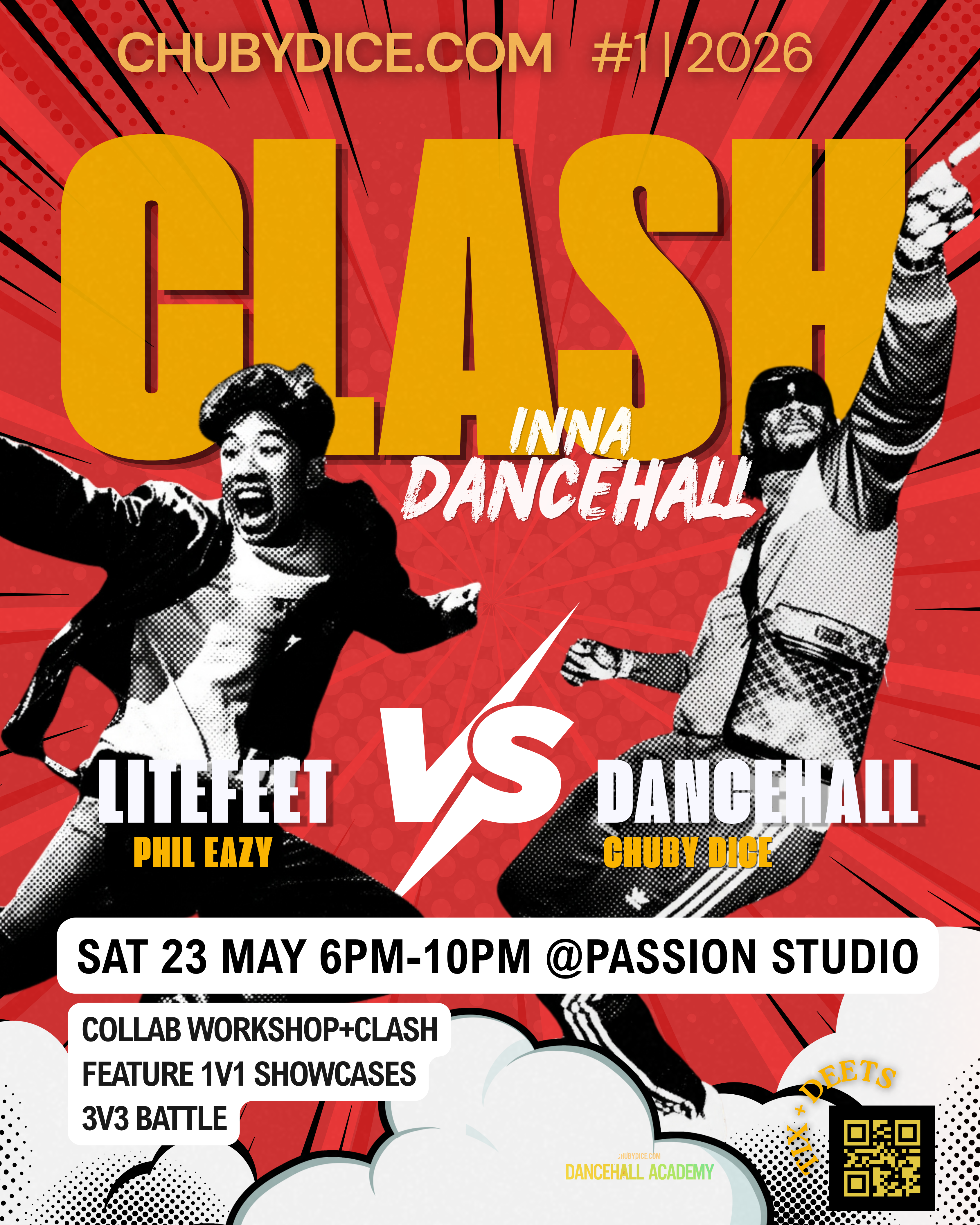 Litefeet v Dancehall — Sat 23 May 2026